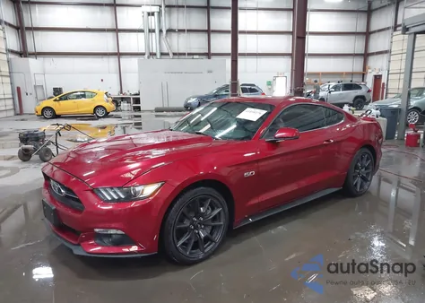2015 Ford Mustang Gt Premium из США, поврежденный, VIN 1FA6P8CF4F5355548